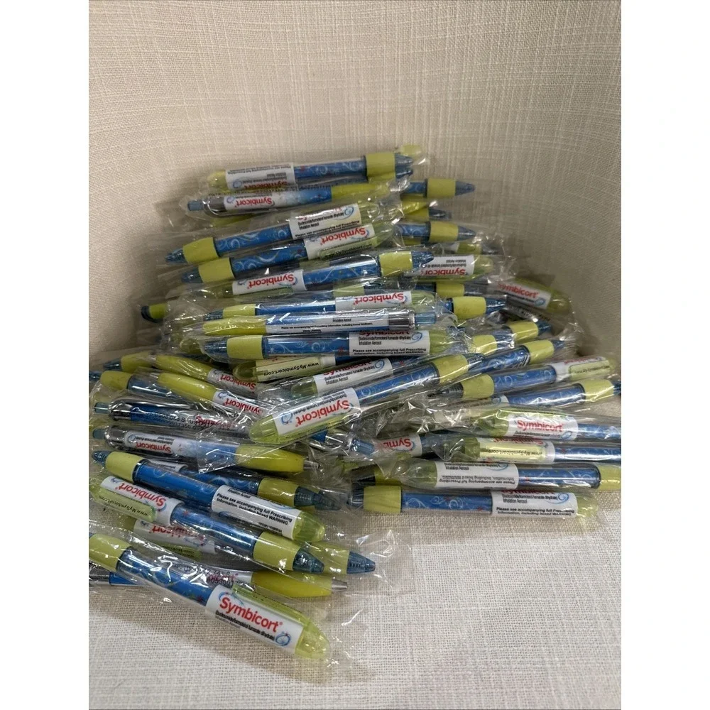 Pharmaceutical Drug Rep Collectible Promo‎ Pens Symbicort Lot Of 100